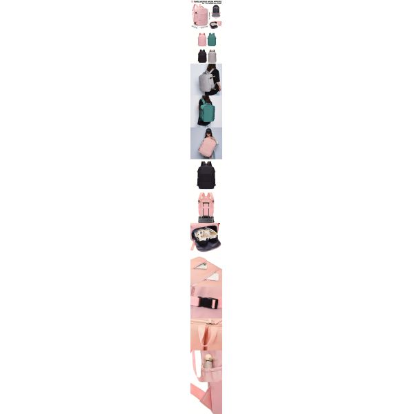Multifunctional Unisex Backpack for College Students Oxford Made Pink Travel Waterproof Outdoor Backpack for Short Business Trip