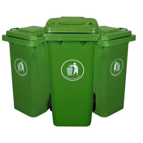 HDPE Plastic Recycling Bins Wheeled Waste Bin 1100 Litre Bin