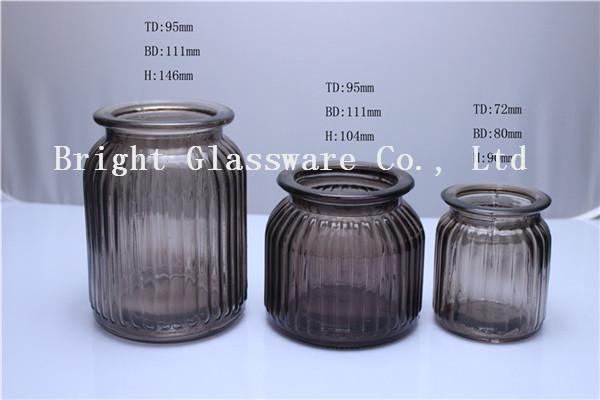 Quality spray color glass candle jar wholesale for sale