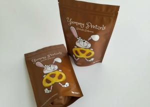 China SGS Food Vacuum Seal Bags , Stand Up Zipper Pouch For Coffee Chocolate Cookie Tea Protein Powder on sale