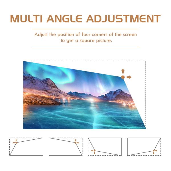 Intelligent Full HD Resolution DLP Laser Projector Rechargeable Short Throw Projector