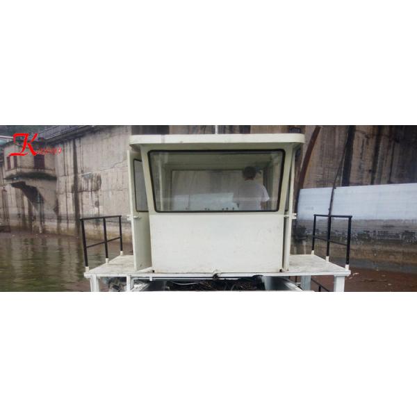 2000m2 1m Automatic Aquatic Weed Harvester Cutting Machine River Cleaning Boat