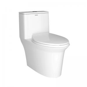 Buy cheap Toilet Bathroom S-Tray 300mm Siphonic Ceramic One Piece Toilet Water Tank Flush Closestool product
