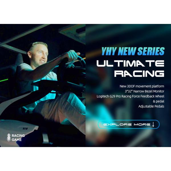 Indoor Sports Racing Motion Seats Simulator Amusement Games Car Racing Simulator