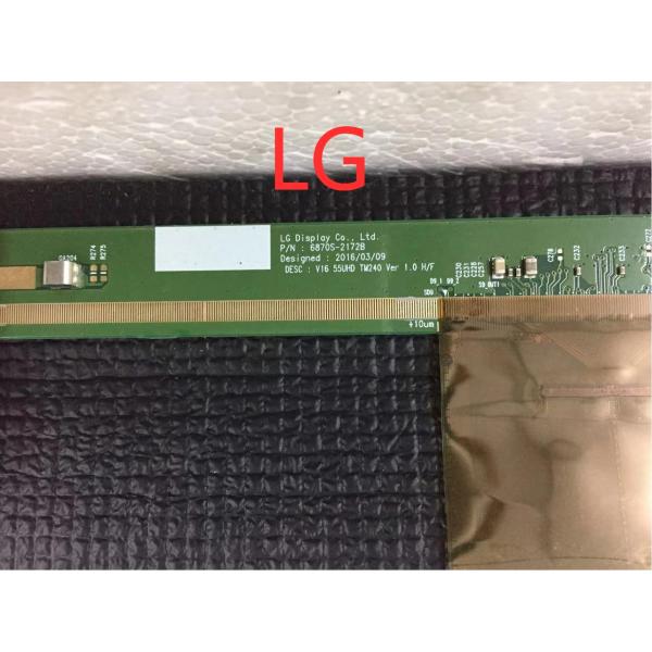 55" HV550QUB-N8D Lg Oled Panel UHD LCD Panel Accurate High Performance