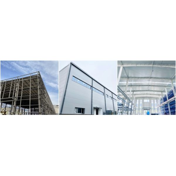 Commercial Metal Steel Structure Warehouse Building Industrial Large Scale ODM