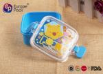 Personalized Kids Plastic Lunch Boxes With ISO9001 Sedex Disney Walmart