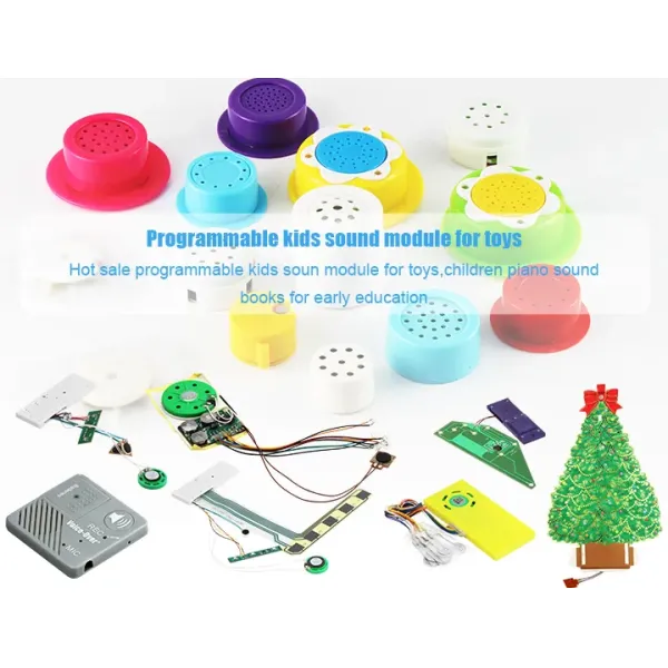 Waterproof Sound Chip with Replaceable Battery and Customizable Sound Duration for Greeting Cards and Toys