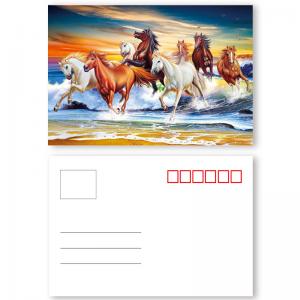 Buy cheap PET 3D Postcard Custom Lenticular Cards With Two Sides CMYK Printing Animation / Flip Effect product