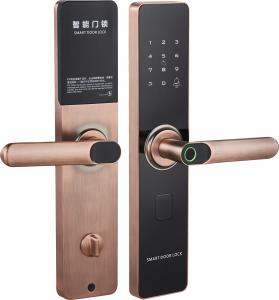 Buy cheap Keyless Entry Mortise Door Lock With Biometric Fingerprint Touchscreen Smart product