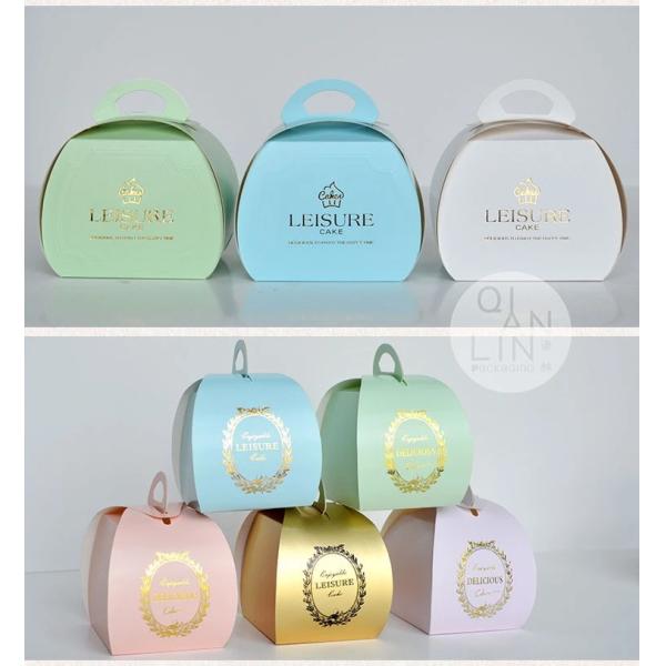300gsm QS 10*10*10cm Dessert Takeaway Boxes