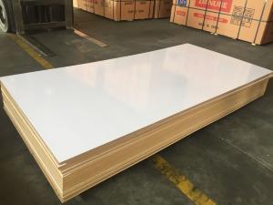 Buy cheap malamine faced mdf /Cheap price Medium Density Fiberboard/MDF/HDF/ laminated board/3mm/5mm titanium white melamined mdf product