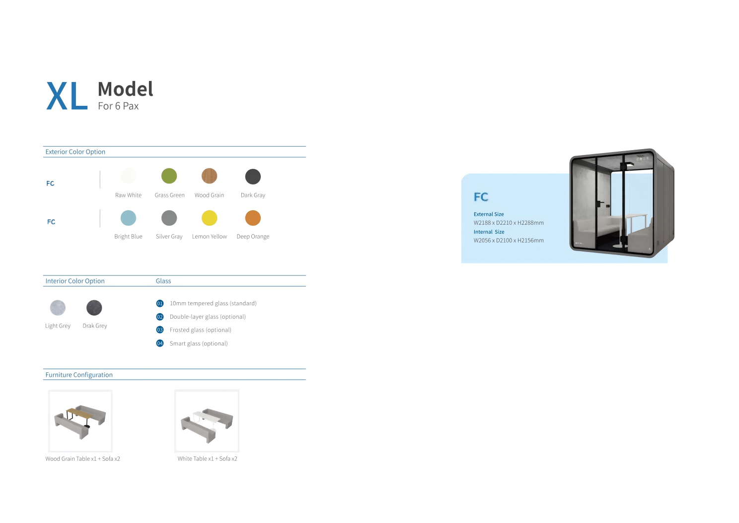 Multi Person Acoustic Office Pod Durable Modular Meeting Pod Customized