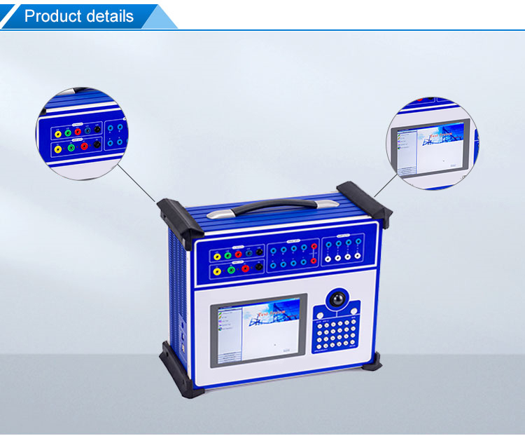 Three Phase Protective Relay Test Set With PC Control Software For Power System Testing