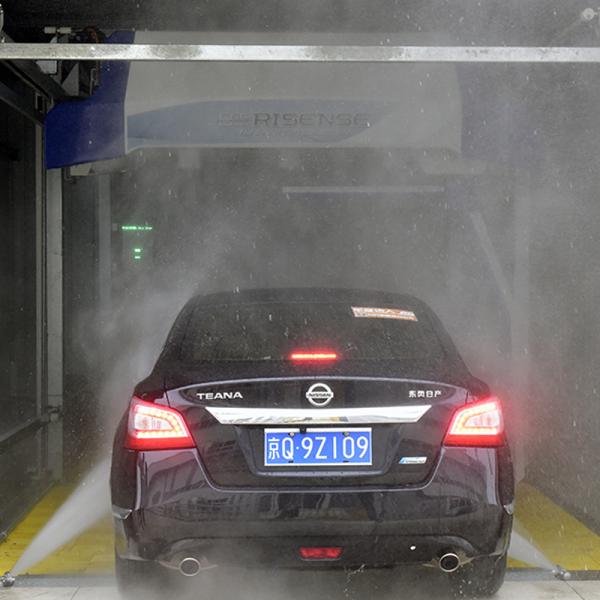 Risense Touch Free Touchless Contactless Brushless Laser 360 Car Wash Machine Price with air Dryer