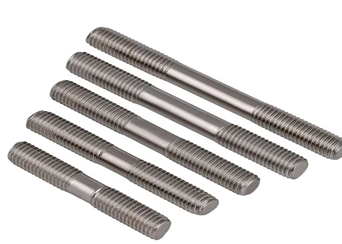 1/2 Good Quality Aluminum 6063 7075 Double End Stud Metal Bolt Threaded Bars DIN939