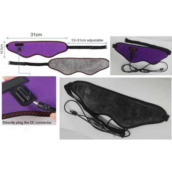 Adjustable Heated Eye Mask 5V USB Controlled Temperature Sleeping Eye Mask