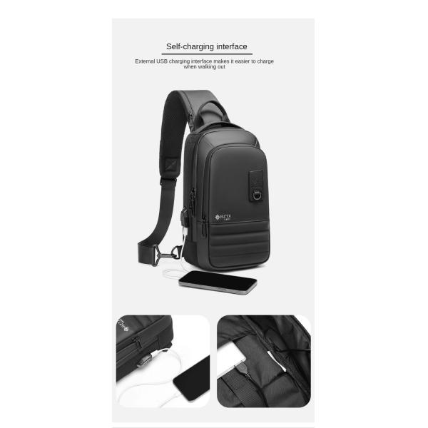 5L Waterproof Messenger Satchel Shoulder Bag 17*7*29cm
