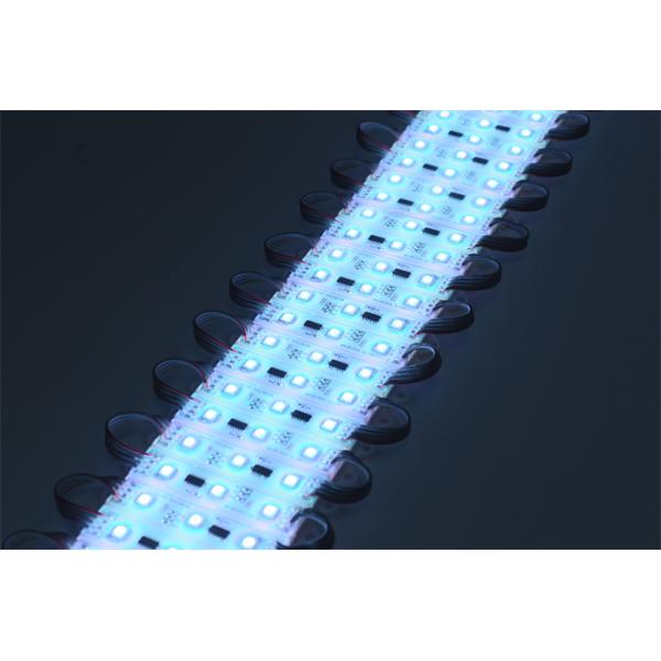 Full Color RGB 3535 SMD LED Injection Module 78*18MM IP67 DC12V 0.75W Waterproof