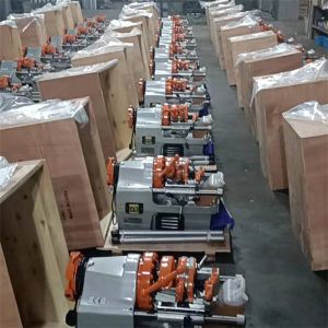 Portable Automatic Pipe Threading Machine Customized High Speed Electric