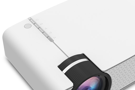 Portable Smart Multimedia Home Theater Projector Manual Focus Lens