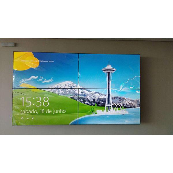 Thin Bezel Indoor LCD Video Wall Splicing Screen LCD Display For Advertising