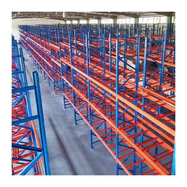 Custom Heavy-Duty 5-Level Metal Storage Rack System, Powder-Coated Beam Pallet Racking | For High-Efficiency Warehouse Storage