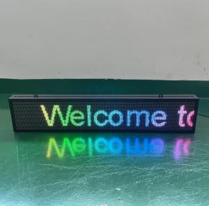 Buy cheap ODM Programmable Rear Window LED Car Display Sign High Brightness product
