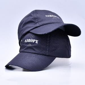 Buy cheap Breathable Adjustable Golf Hats Cotton Nylon Polyester One Size Fits All Custom Design Free Sample product