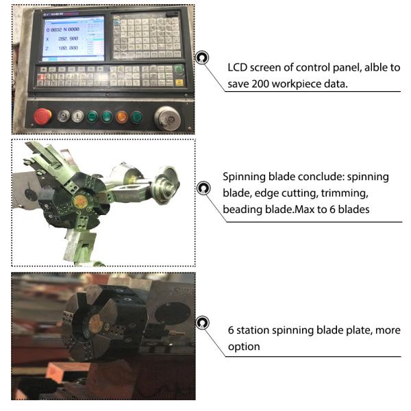 Customized Spinning CNC Machine For Metal Kitchenware Cookware for kitchen ware