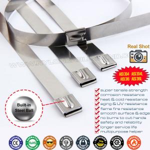Buy cheap Self-locking Cable Ties (Tie Wraps, Cable Straps) Stainless Steel Version 304/316/316L product