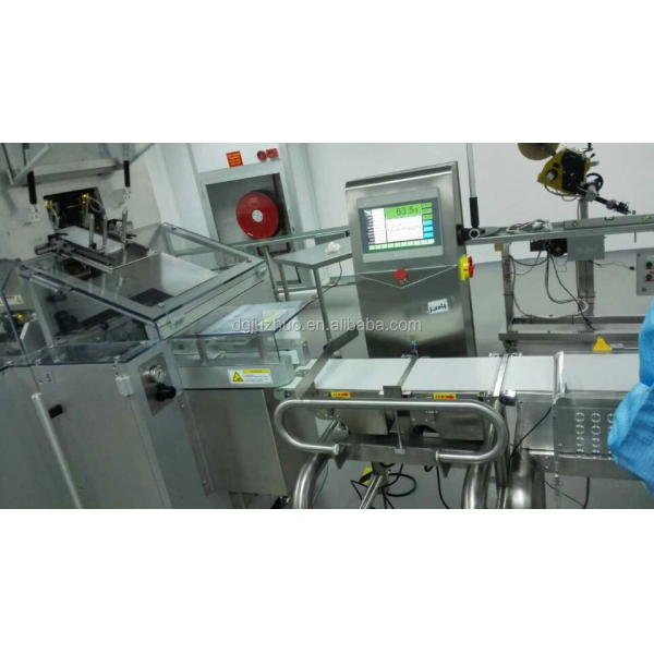 Robust Box Packaging Conveyor Checkweigher Automatic Rejector Integrated System JZ-W3kg