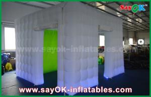 China Inflatable Photo Studio Giant 3.5 X 3.5 X 2.5m Cube Inflatable Photo Booth With Green Background on sale