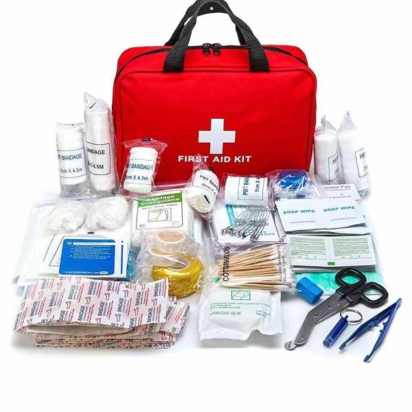 Emergency Preparedness Essential Oxford Material First Aid Kit with EO Disinfection
