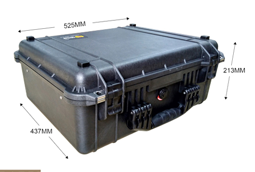 Briefcase Portable COFDM Receiver Wireless Video Transmission 4 Channels