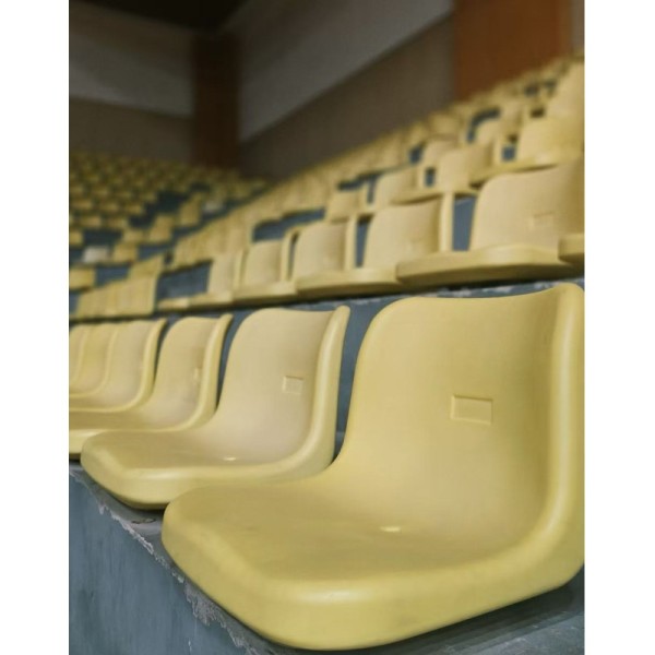 Telescopic Weather-Resistant Lightweight Stadium Seat with Durable Plastic Construction for Outdoor Use