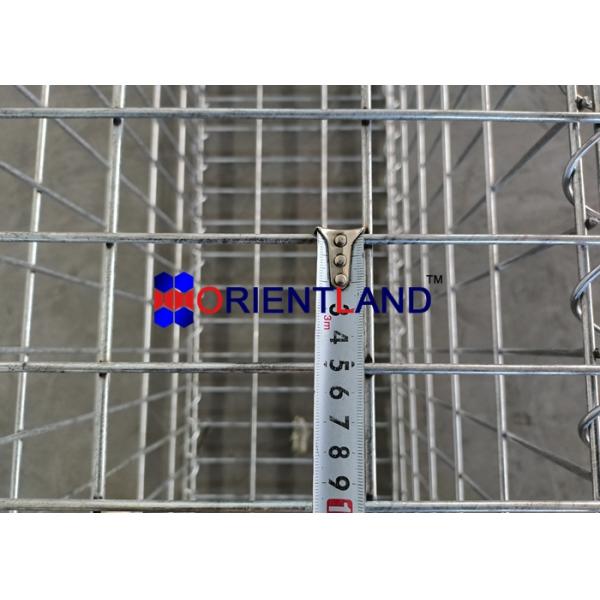Hot Dipped Galvanized Welded Gabion For Park Decoration With 5x10cm Aperture