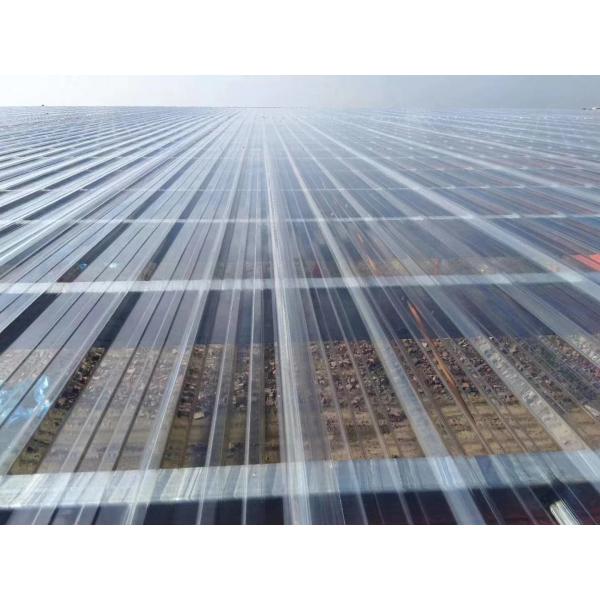 Width 900mm Flexible Plastic Polycarbonate Sheet Corrugate Panel Used in Advertising Displays and Protective Enclosures