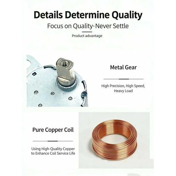28BYJ48 12V DC 5 Wire 4 Phase Geared Stepper Motor