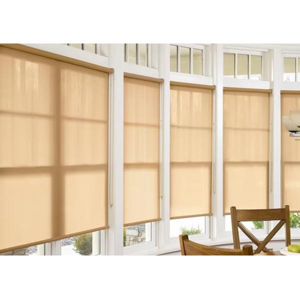 Window Polyester Roller Blackout Sunscreen Curtain Filtering Roll Up Blind Shades