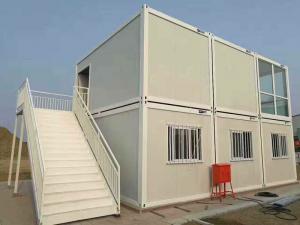 Buy cheap Steel Construction Prefabricated Container House Galvanized Fireproof product