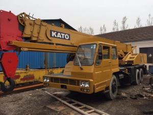 China Four Section Boom Used KATO Crane 25 ton , NK2500E Truck Crane on sale
