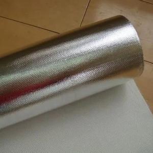 100% Fiberglass Aluminum Foil Material For Heat Protection