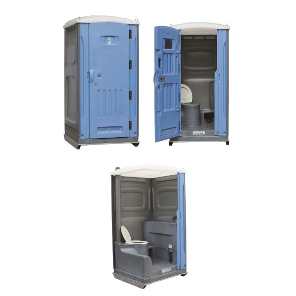 Wholesale Outdoor HDPE Prefab Plastic Portable Toilet Cabin Modern Chemical Toilet UV-proof Public Toilet Cabin Modern Mobile WC Mobile Toilet for