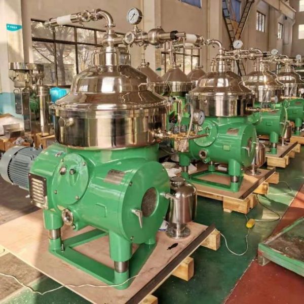 SIP Continuous Biodiesel Separator Centrifuge operational view