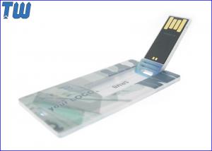 Mini Card Plastic Usb Flash Drive 4GB 8GB Storage with Free Printing for Company Gift