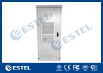 40U Steel Metal Outdoor Communication Cabinets Grey RAL 7035 Color