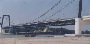 Buy cheap Permanent Deck Steel Cable Suspension Bridge With Steel Truss product
