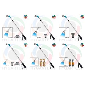 Soft Rain Head Telescopic Trigger Wand With Multiple Spray Angle