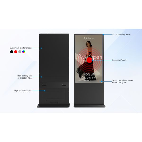 Interactive display in commercial setting